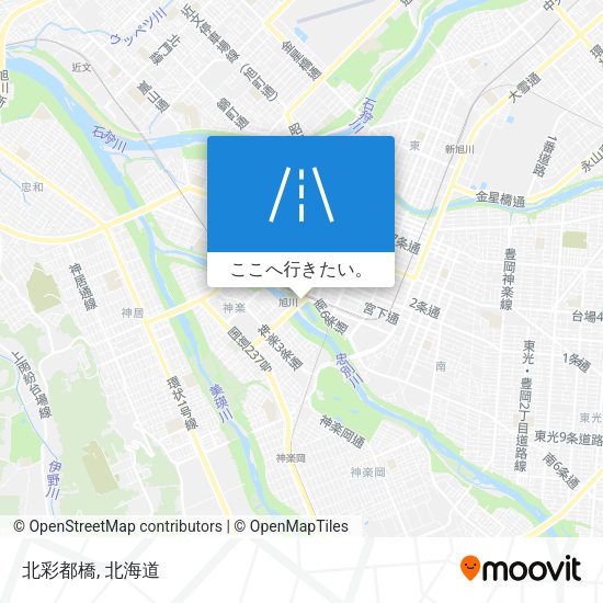 北彩都橋地図