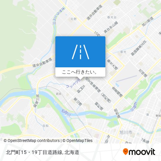 北門町15・19丁目道路線地図