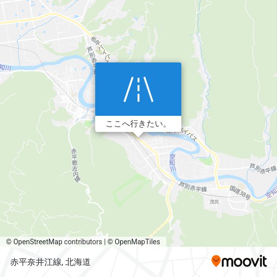赤平奈井江線地図