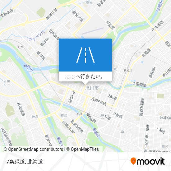 7条緑道地図