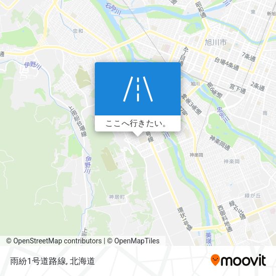 雨紛1号道路線地図