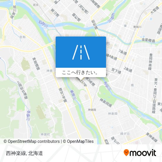 西神楽線地図