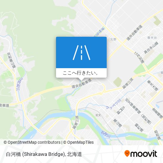 白河橋 (Shirakawa Bridge)地図