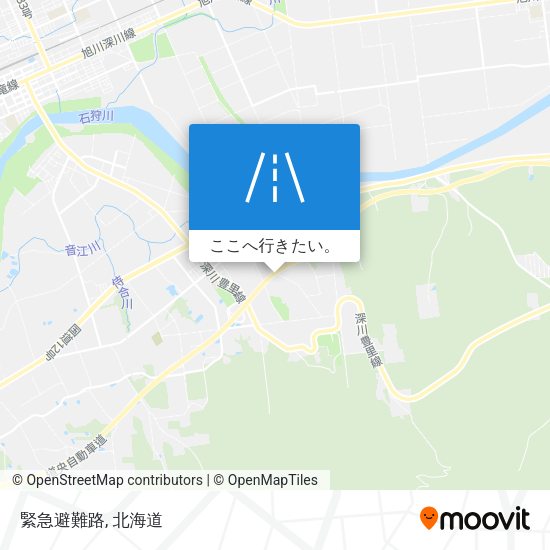 緊急避難路地図