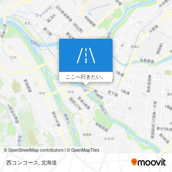 西コンコース地図