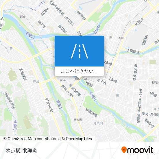 氷点橋地図