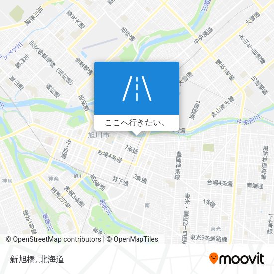新旭橋地図