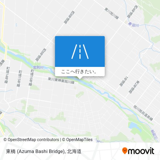 東橋 (Azuma Bashi Bridge)地図