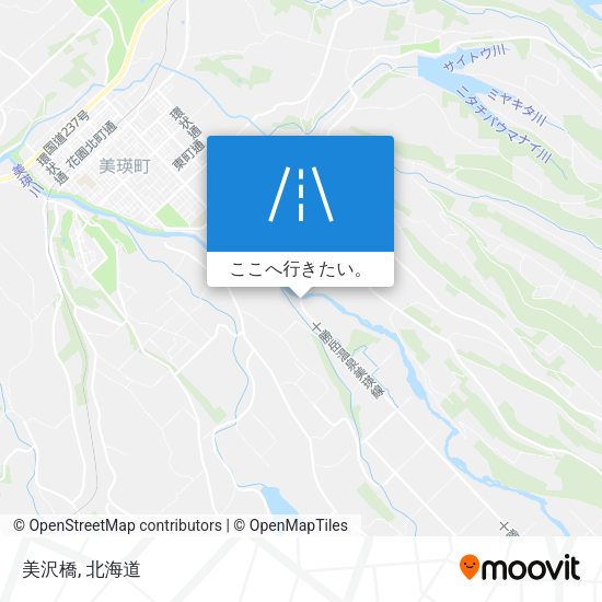 美沢橋地図
