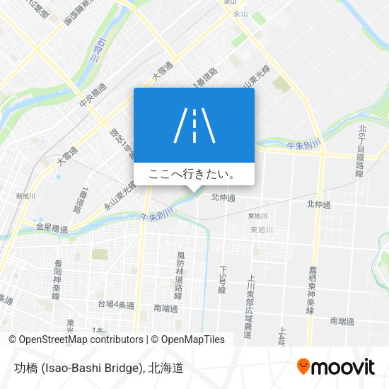 功橋 (Isao-Bashi Bridge)地図