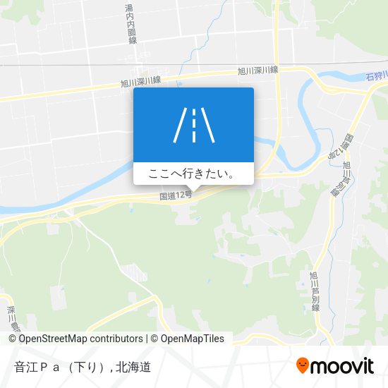 音江Ｐａ（下り）地図