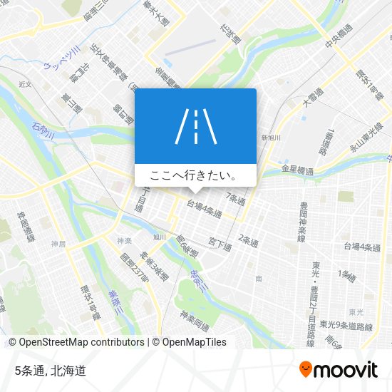 5条通地図