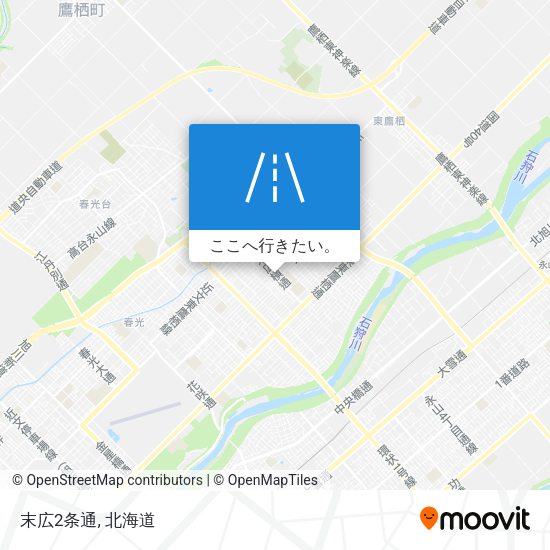 末広2条通地図