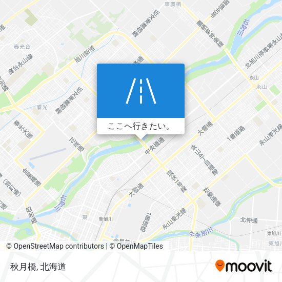 秋月橋地図