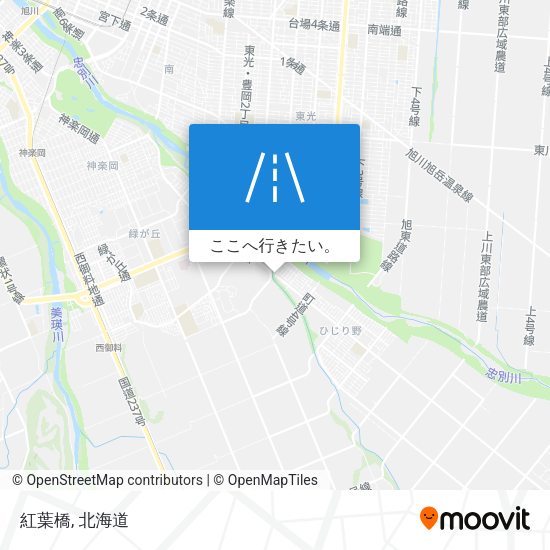 紅葉橋地図