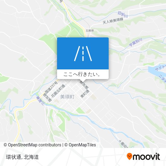 環状通地図