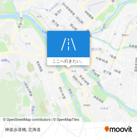 神楽歩道橋地図