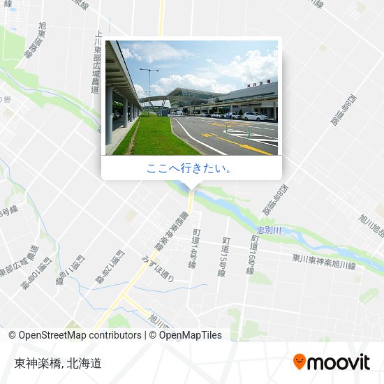 東神楽橋地図