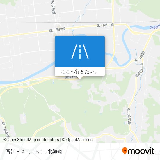 音江Ｐａ（上り）地図