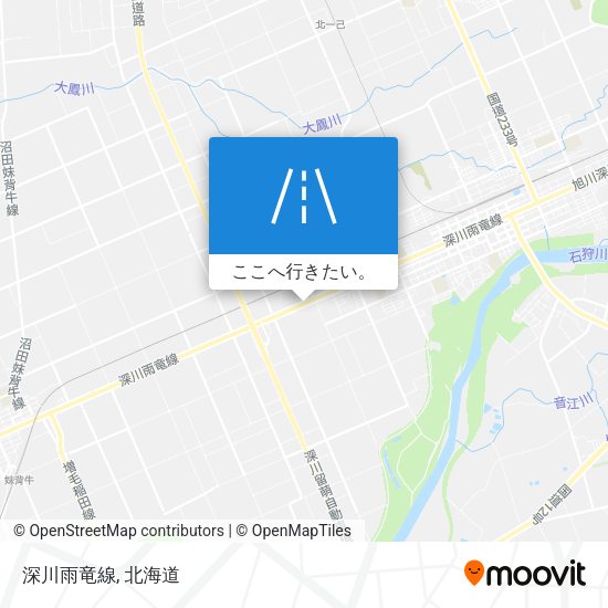 深川雨竜線地図