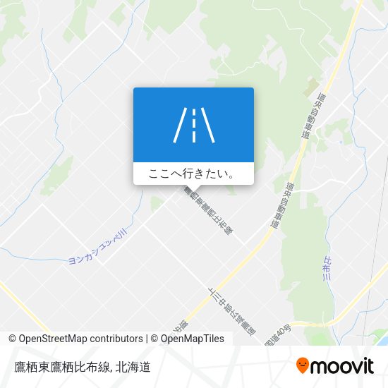 鷹栖東鷹栖比布線地図