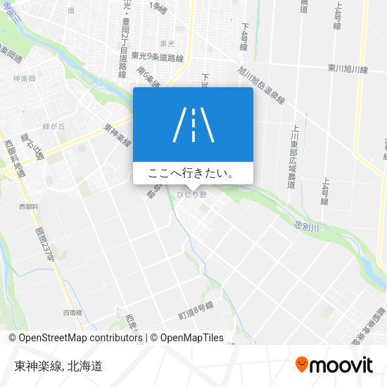 東神楽線地図