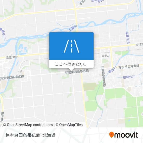芽室東四条帯広線地図