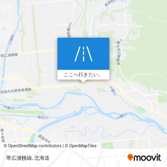 帯広浦幌線地図