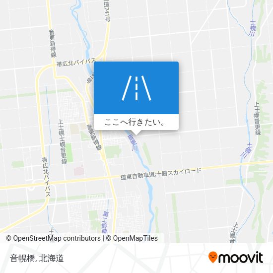音幌橋地図