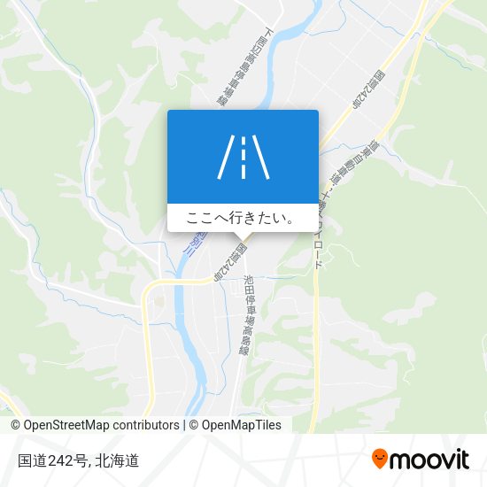 国道242号地図