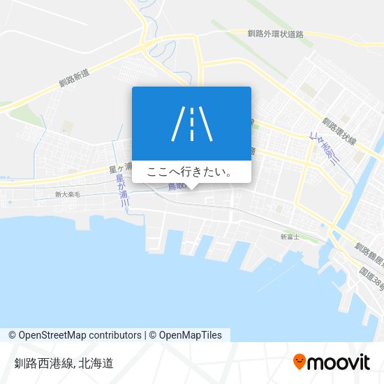 釧路西港線地図