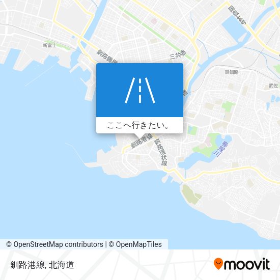 釧路港線地図