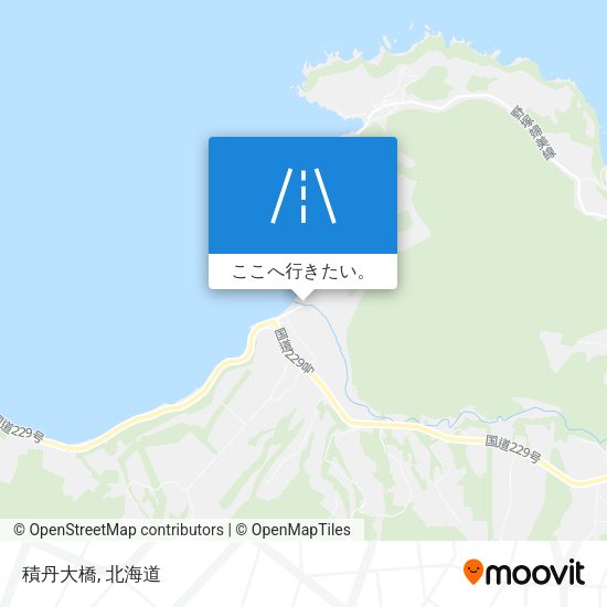 積丹大橋地図