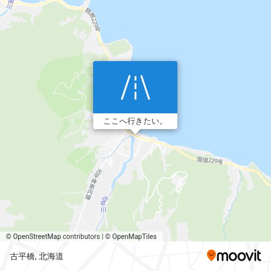 古平橋地図