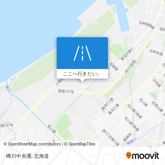 樽川中央通地図