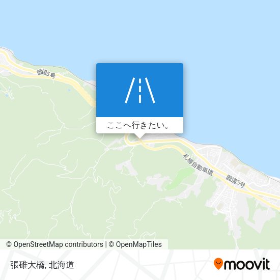 張碓大橋地図