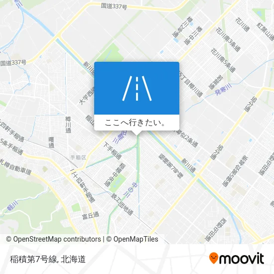 稲積第7号線地図