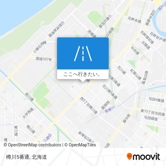 樽川5番通地図