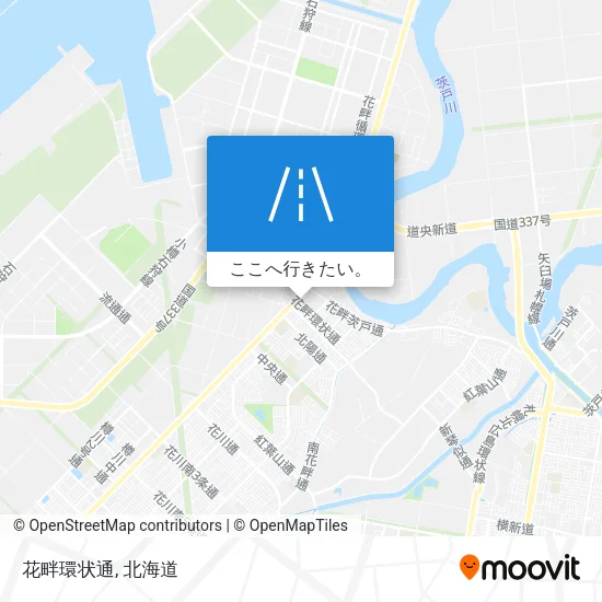 花畔環状通地図
