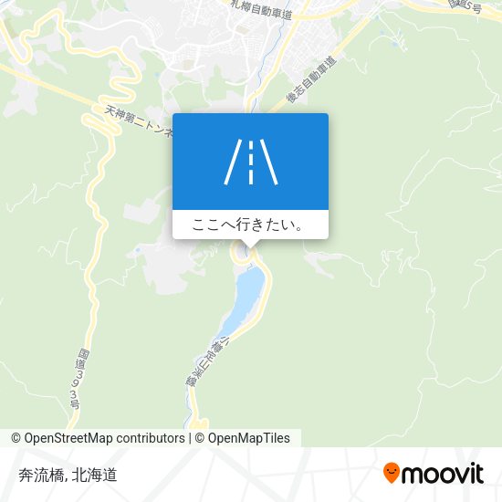 奔流橋地図