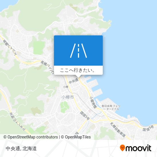 中央通地図