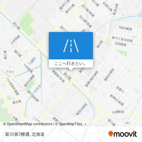 新川第7横通地図