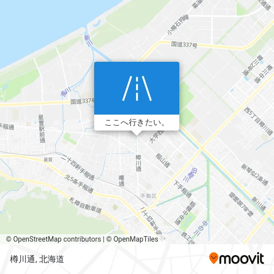 樽川通地図
