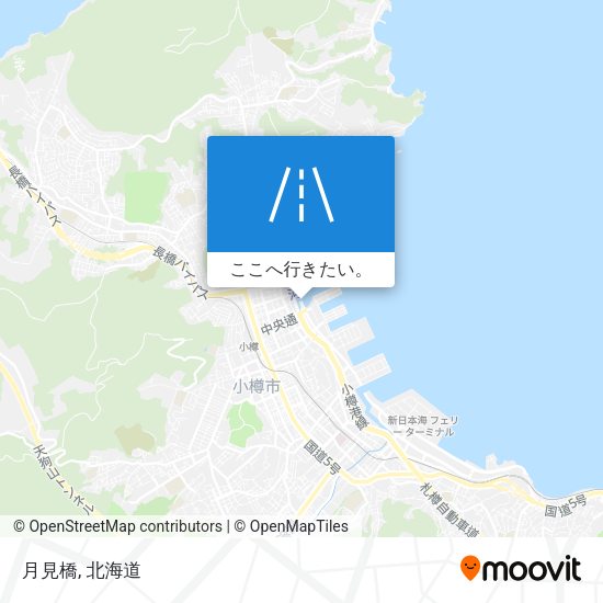 月見橋地図