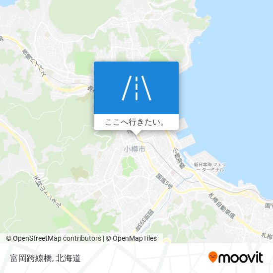 富岡跨線橋地図