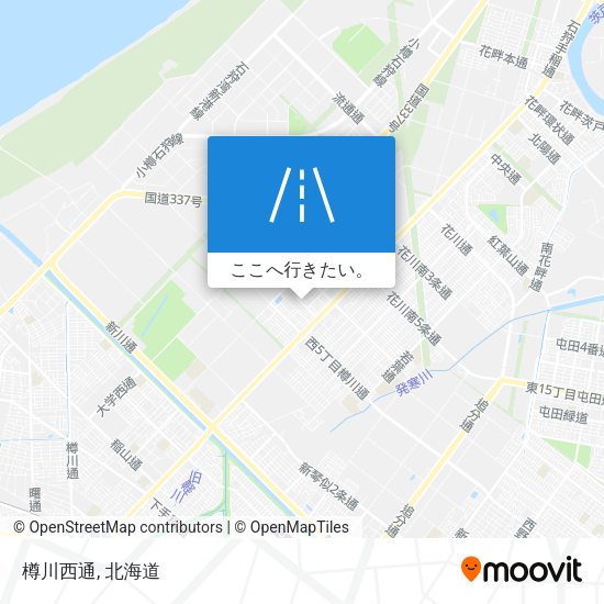 樽川西通地図