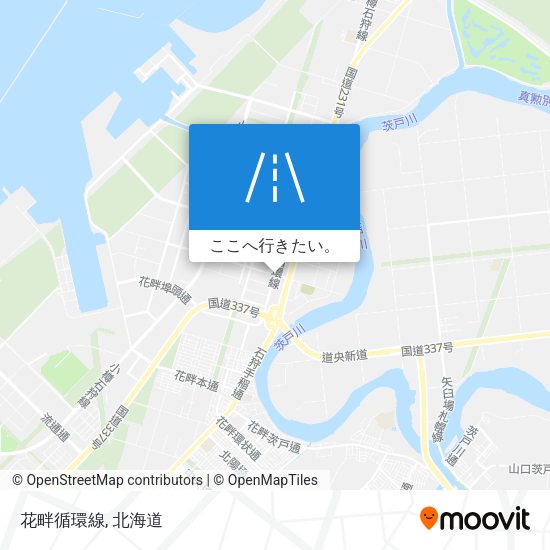 花畔循環線地図