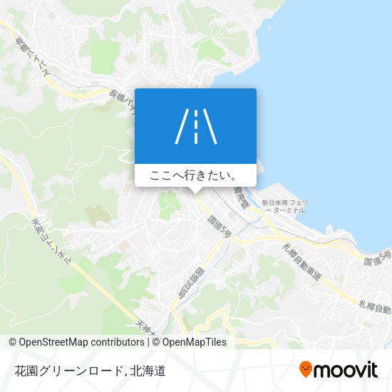 花園グリーンロード地図