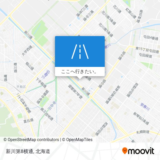 新川第8横通地図