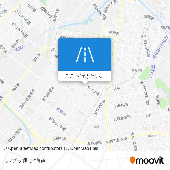ポプラ通地図